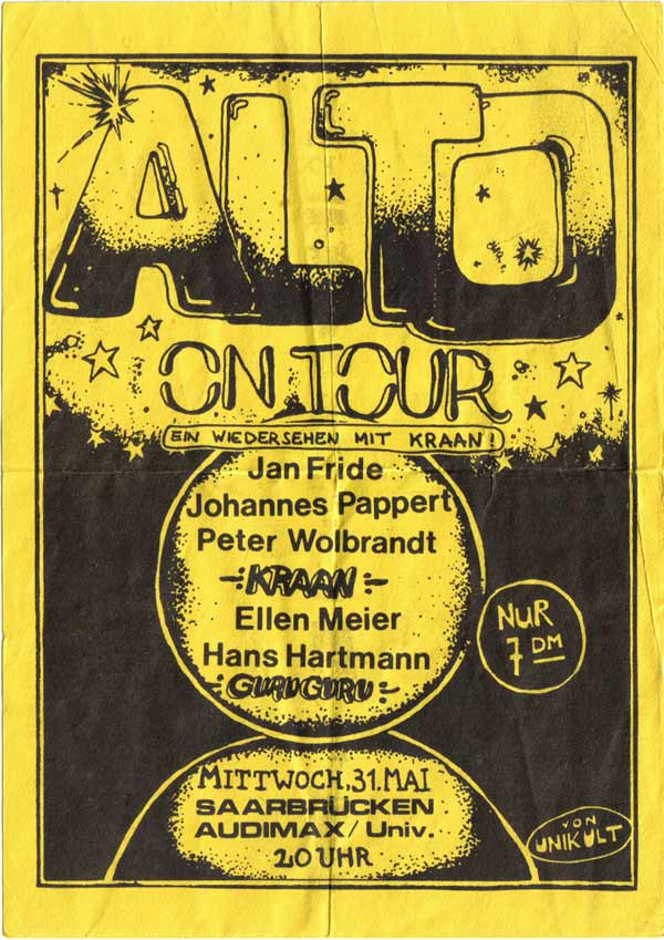 Alto Tour poster